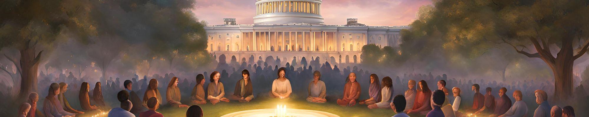 Prayer Circle at Capitol