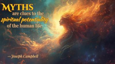 Myths are clues to the spiritual potential of the human life
